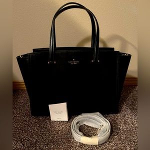 Black Kate Spade Geraldine Patterson Drive Bag